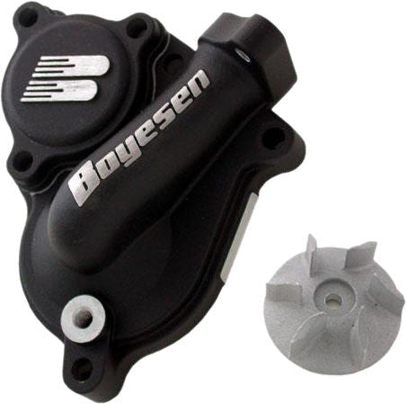 Boyesen Hy Flo Water Pump Cover Black Fits KTM 250 SXF XCF 2013-2014 Models