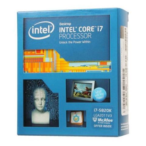 Intel Core i7-5820k 3.3 GHz LGA 2011 V3 Tray Processor Factory Sealed New in Box